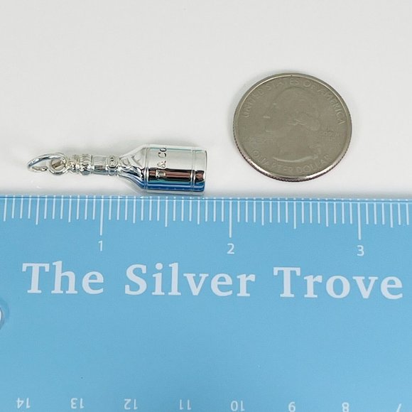 Tiffany & Co 1837 Champagne Bottle Pendant or Charm in Sterling Silver - Picture 7 of 8